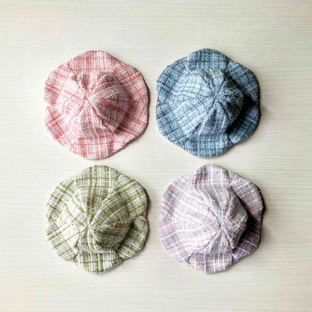 ツイード チューリップハット