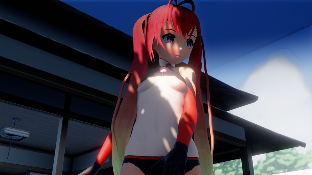 俺、ツインテールになります。 テイルレッド VRM