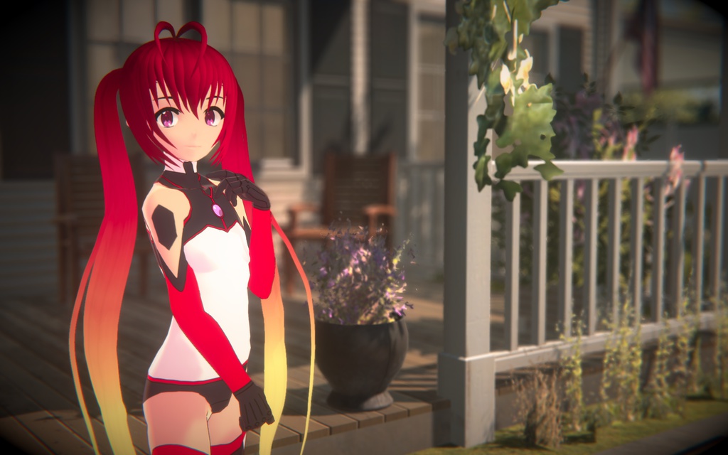 俺、ツインテールになります。 テイルレッド VRM