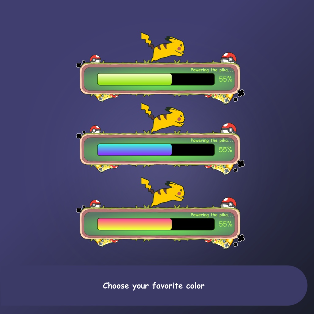 Pikachu Goal Widget for Twitch Animated, Anime Goal Widget Animated, Donation Goal for Twitch, Sub Goal | StreamElements | OBS | Streamlabs | Twitch