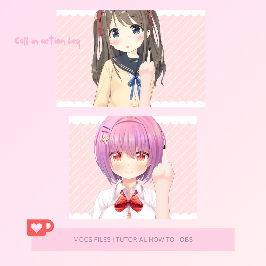 Middle Finger Vtuber Asset, Ready to use Vtuber Asset, Customizable Vtuber Item, Vtuber Hand Asset for Vtuber Studio | OBS | Live2D