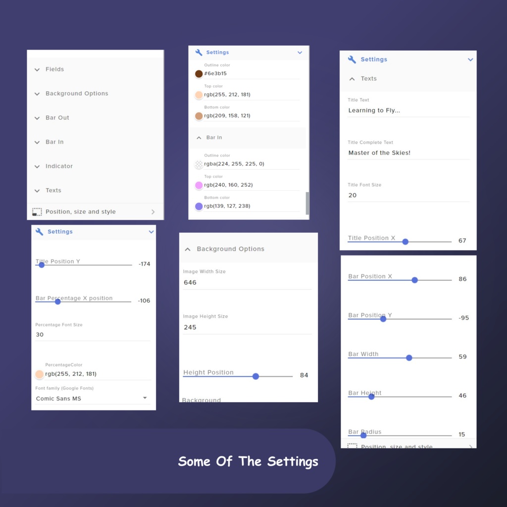 Crystal Goal Widget for Twitch, Goal Widget Fantasy, Donation Goal for Twitch, Sub Goal | StreamElements | OBS | Streamlabs | Twitch