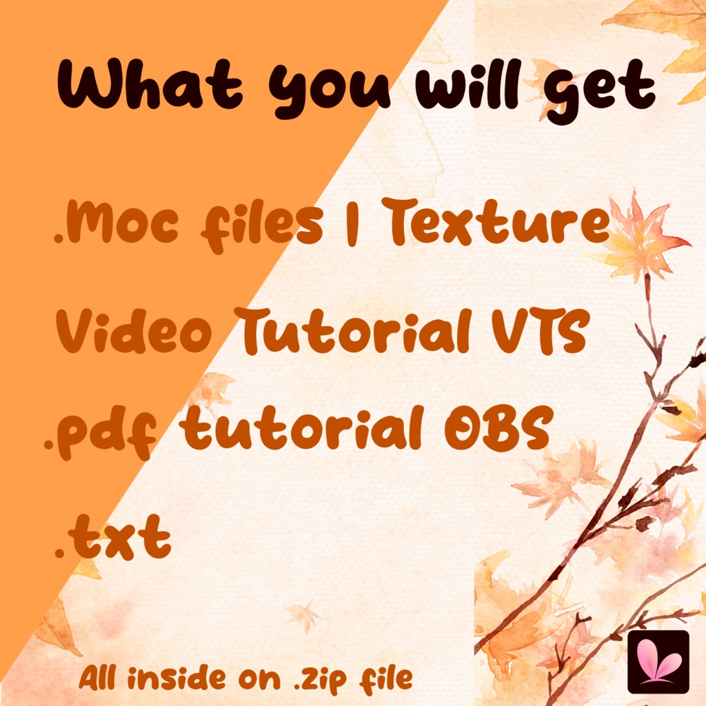 - Live2Dモデル - Premade Vtuber Model Fully Rigged, Reasy to Use Vtuber Model Rigged, Vtuber Model Female, Cozy Vtuber Model Autumn | Vtuber Studio | Live2D