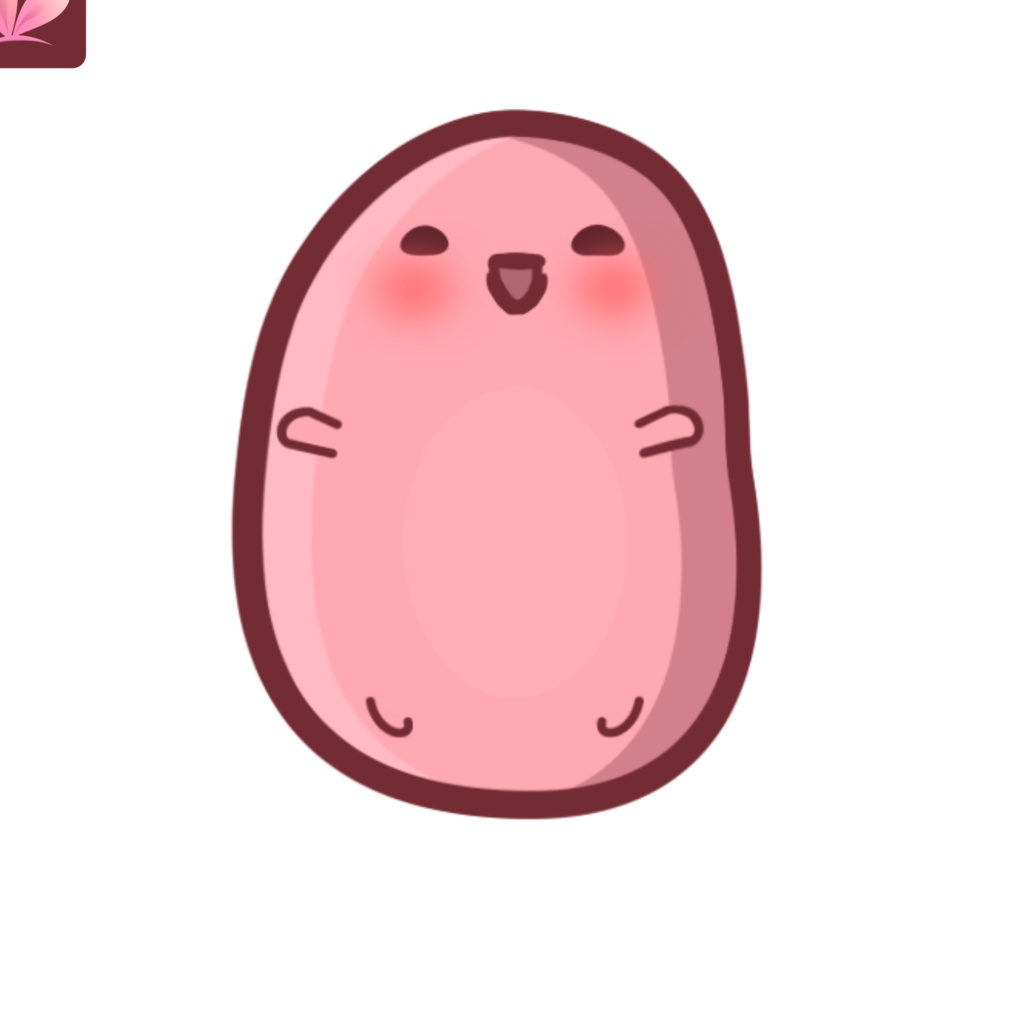 Adorable Potato Vtuber Model Premade, Ready To Use Vtuber Model, Vtuber Model and Rigging, Premade vtuber for Twitch and Youtube, 2d vtuber