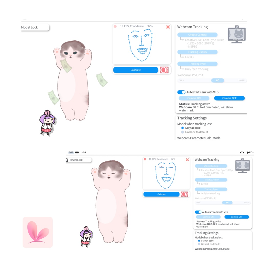 Belly Dance Cat Premade Vtuber Model, Ready To Use Vtuber Model, Vtuber Model and Rigging, Premade Vtuber for Twitch and Youtube | Live2D