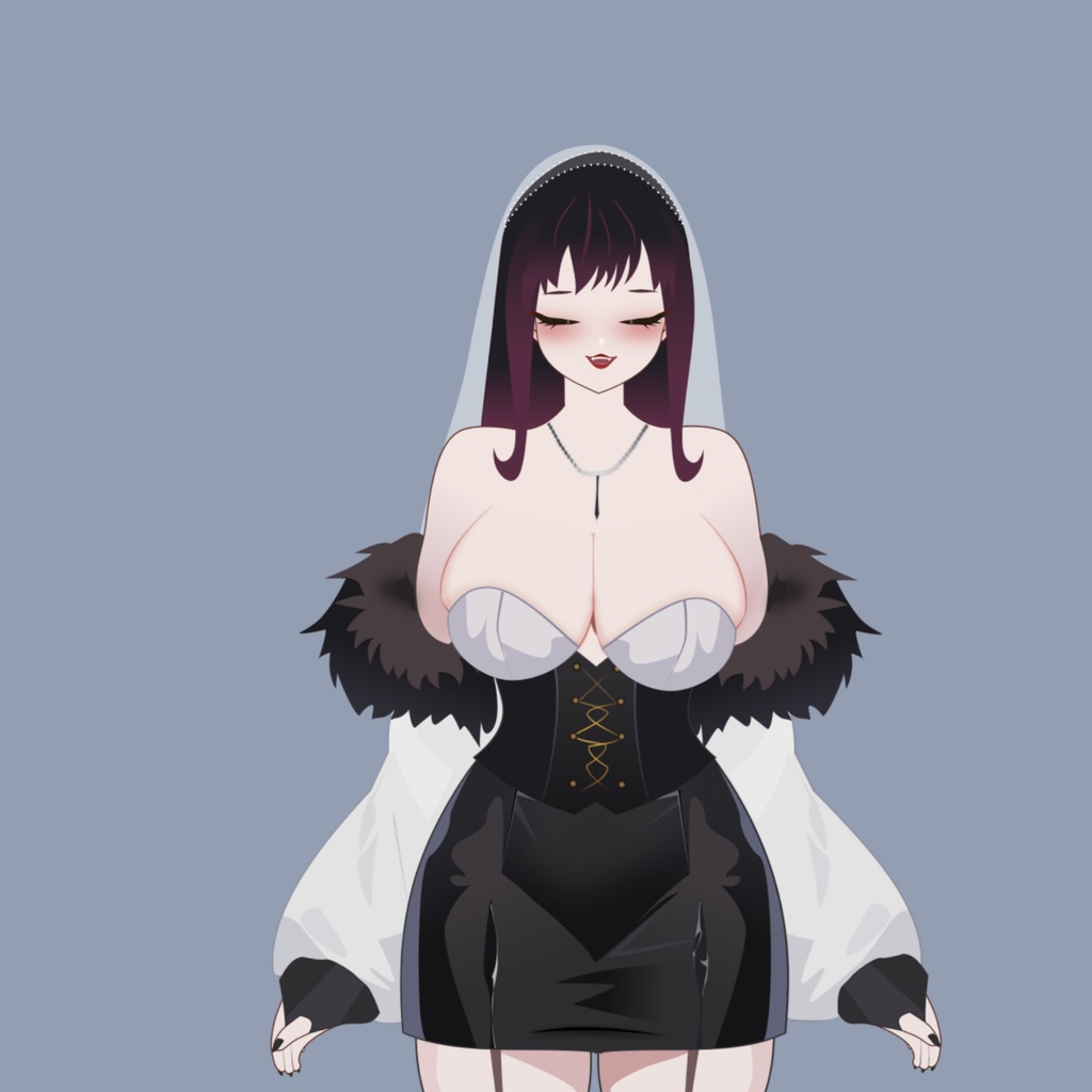 Free Premade Vtuber Model Full Body, Female Vtuber Model, Ready to Use Vtuber Model, Live2d Model, Rigged premade vtuber model, female Vtuber