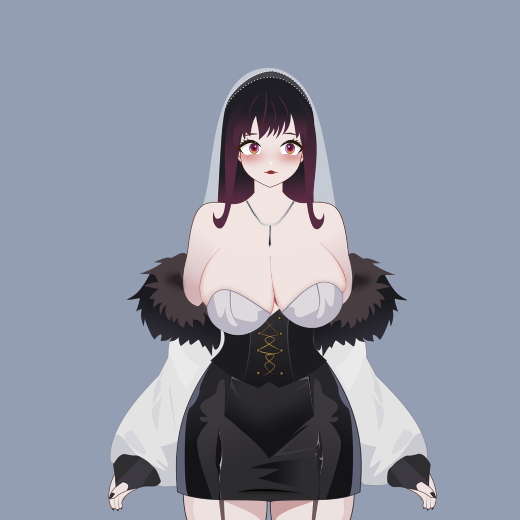 Free Premade Vtuber Model Full Body, Female Vtuber Model, Ready to Use Vtuber Model, Live2d Model, Rigged premade vtuber model, female Vtuber