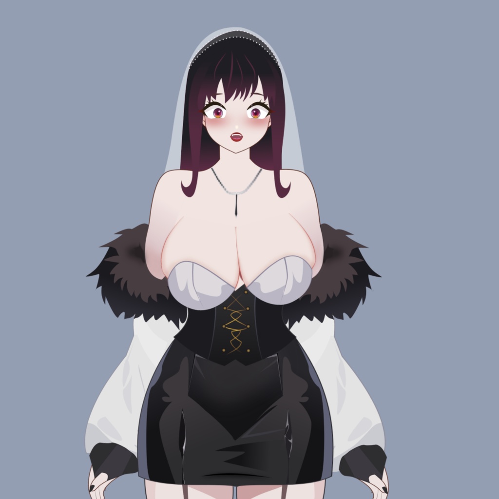 Free Premade Vtuber Model Full Body, Female Vtuber Model, Ready to Use Vtuber Model, Live2d Model, Rigged premade vtuber model, female Vtuber