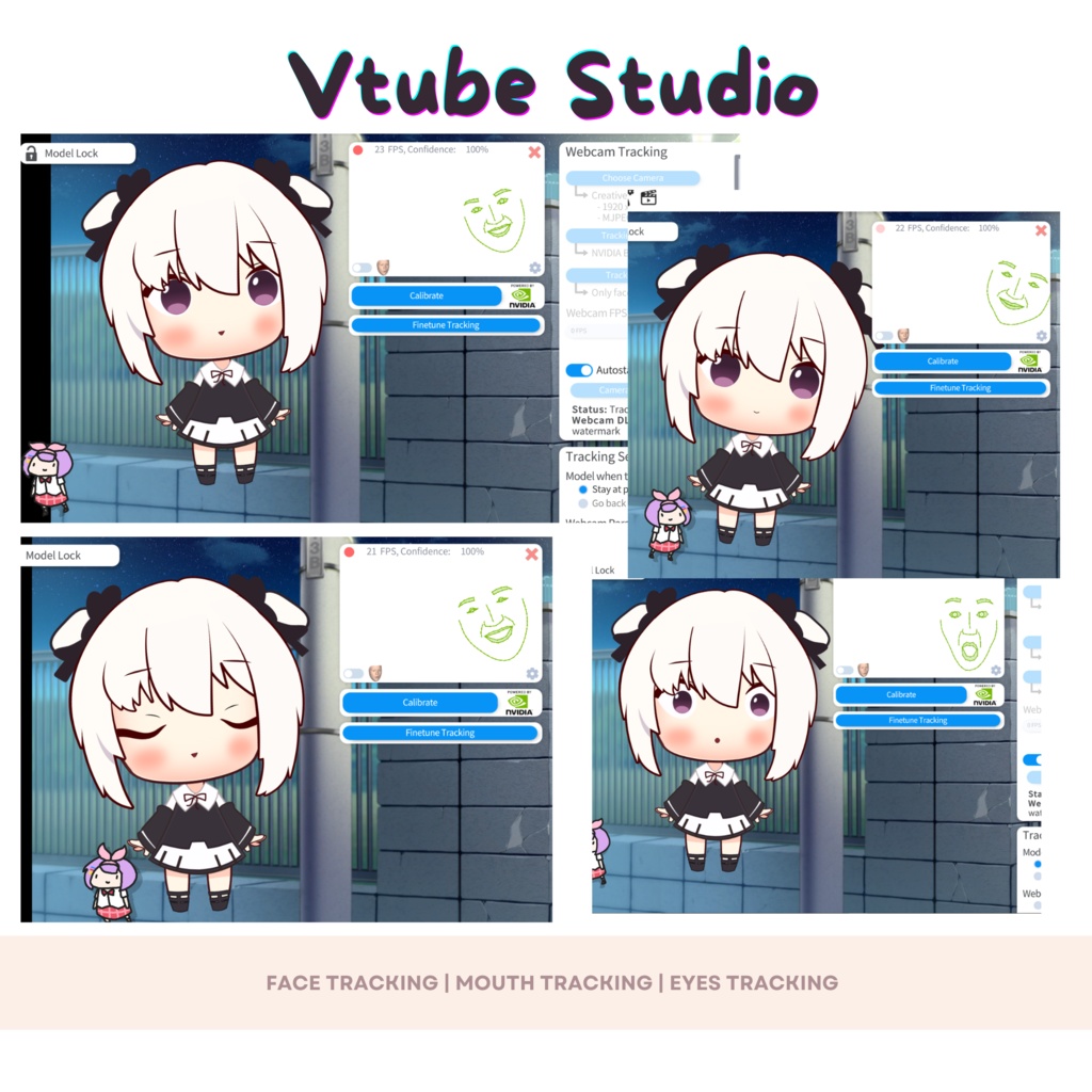 Premade Vtuber Model Full Body, Chibi Vtuber Model, Ready to Use Vtuber Model, Live2d Model, Rigged premade vtuber model, School Girl Vtuber