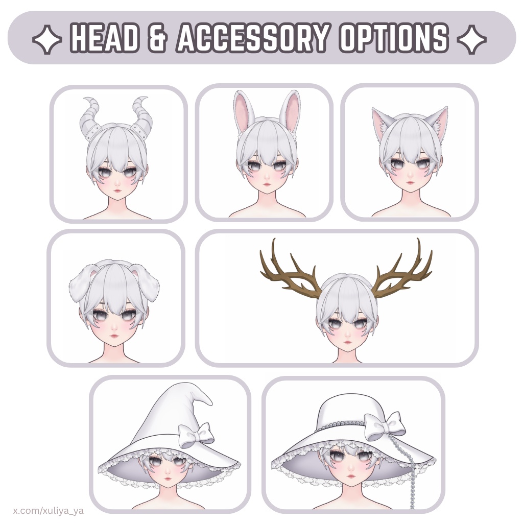 Customizable Vtuber Model by Xuliya - OUT NOW