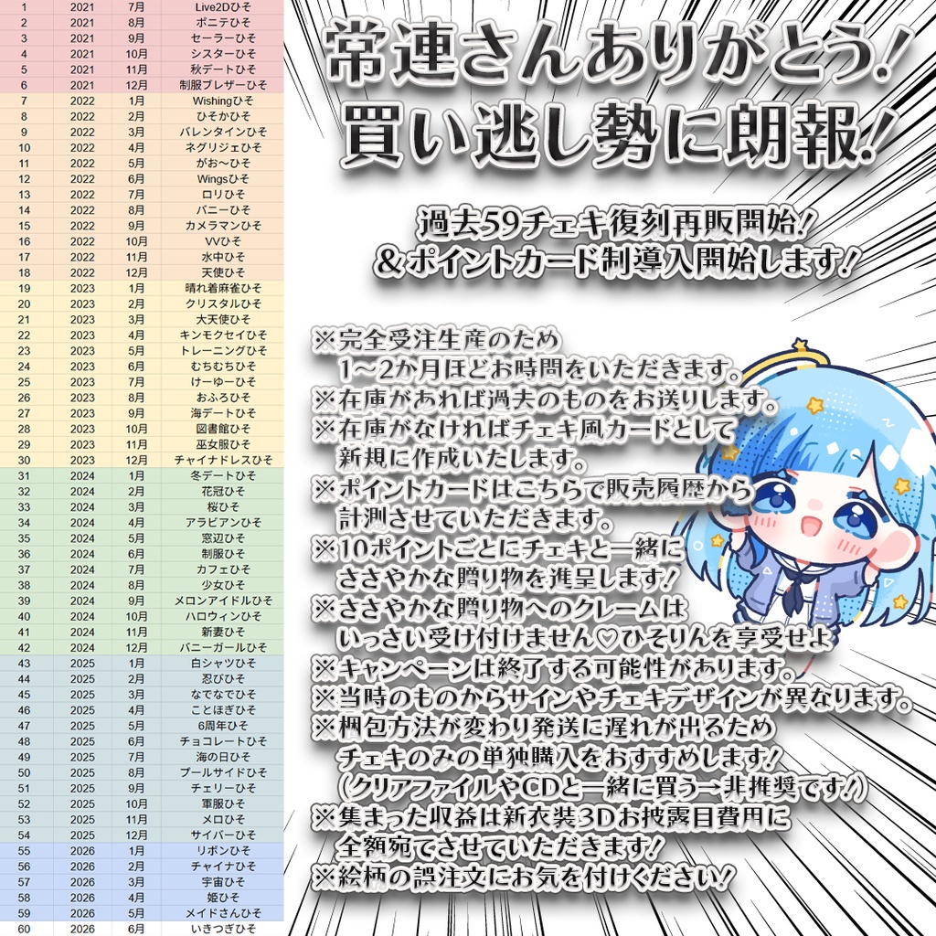 【再販キャンペーン】ひそりんチェキ大放出!【2枚目をよく読んでね!】
