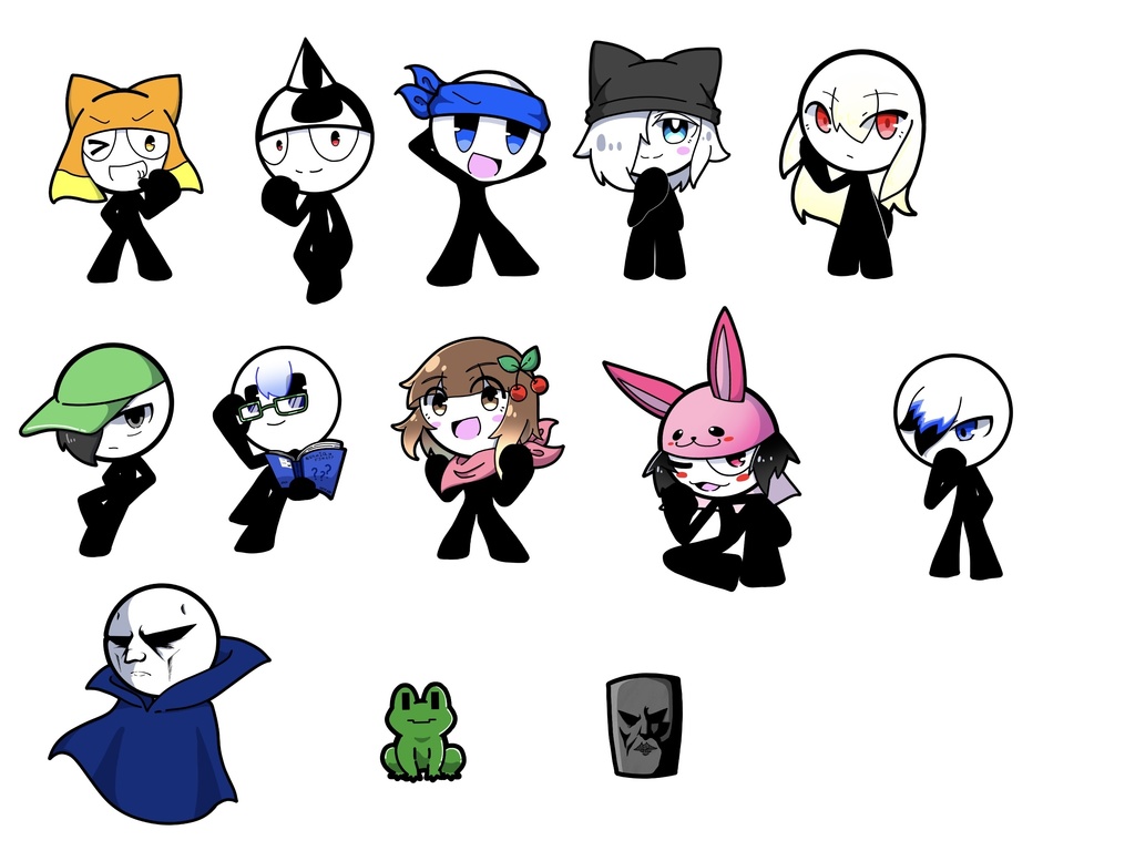 ヒョウシアキャラシール13種まとめ