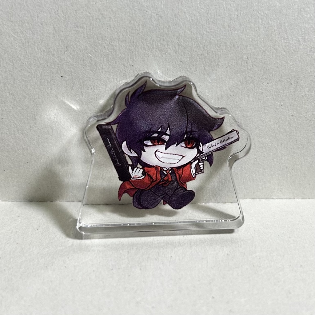 ヘルシング ちびアーカード 自立アクリルブロック