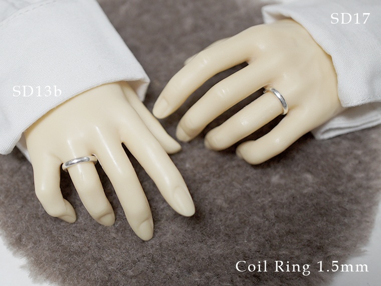 SD13b/17b用リング シンプルコイル 1mm/1.5mm