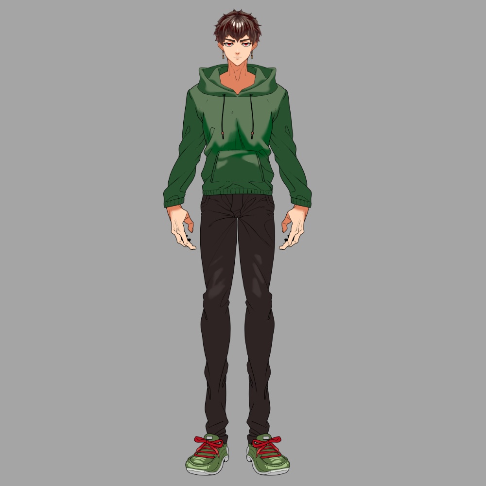 【汎用モデル】短髪の男性【Vtube Studio対応】