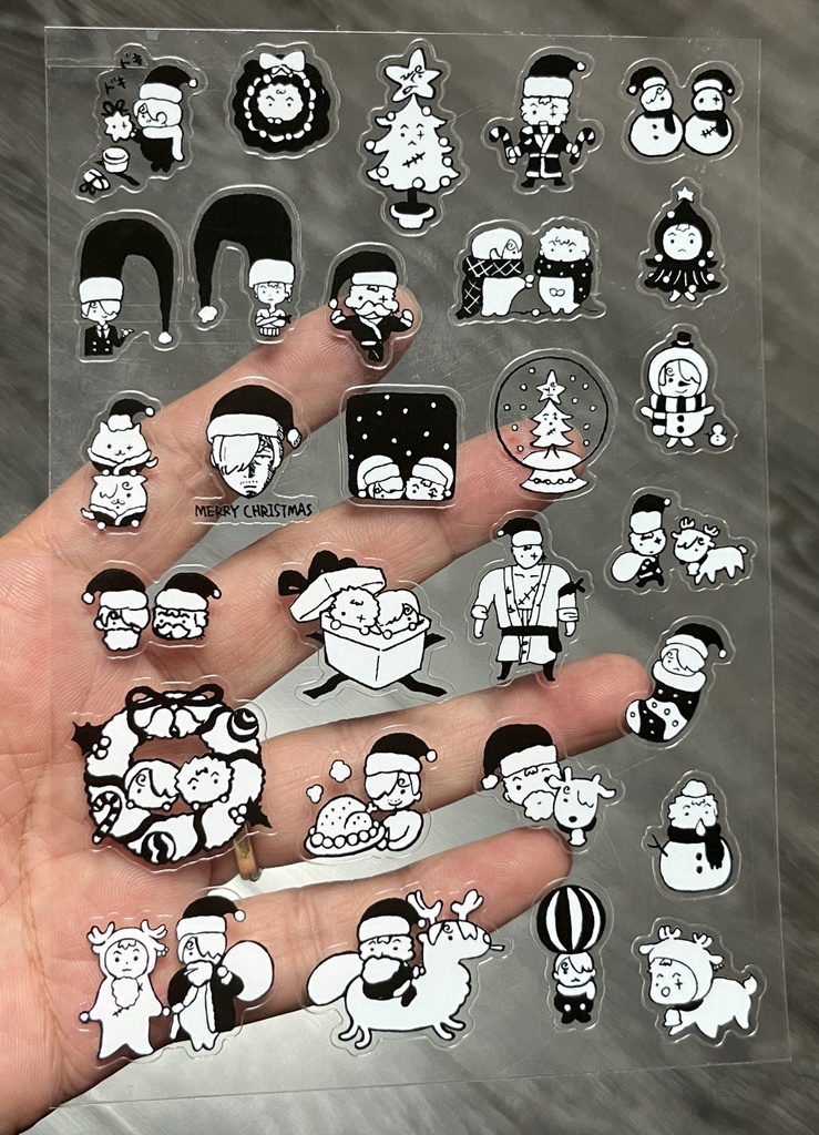 透明シール　3種類