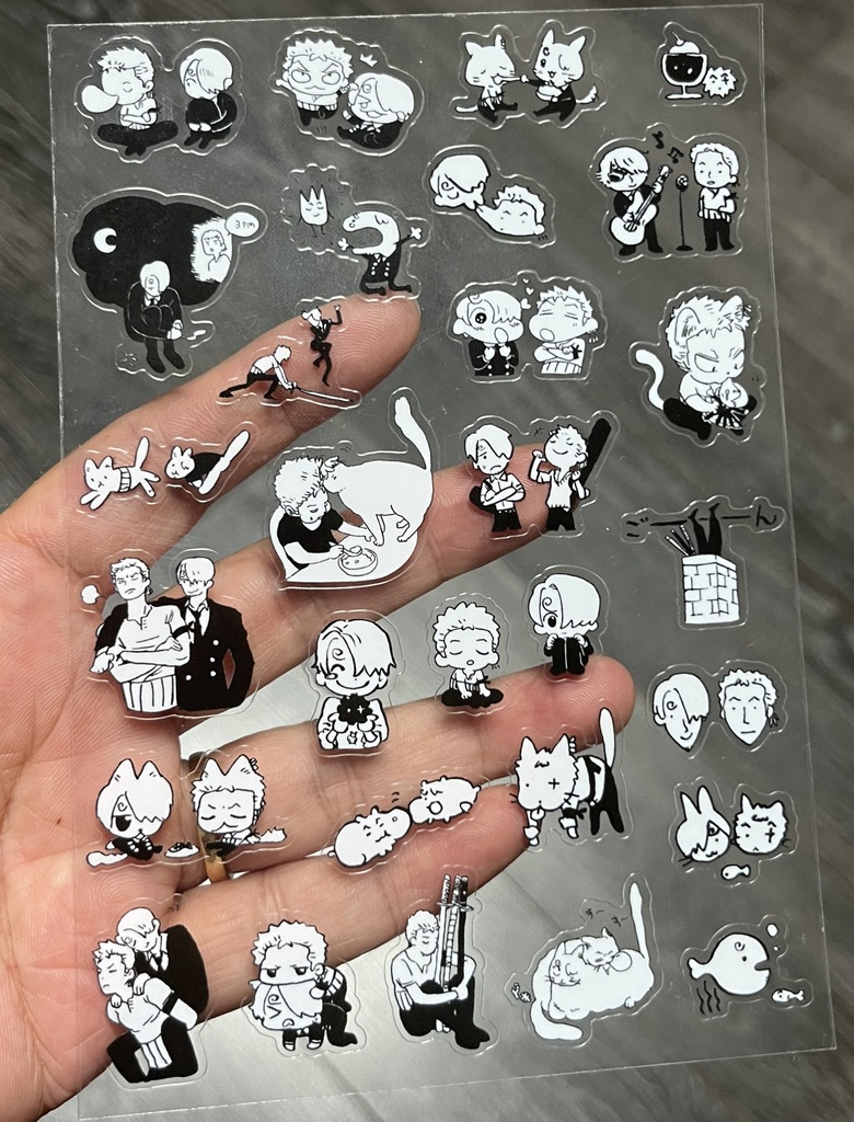 透明シール 3種類