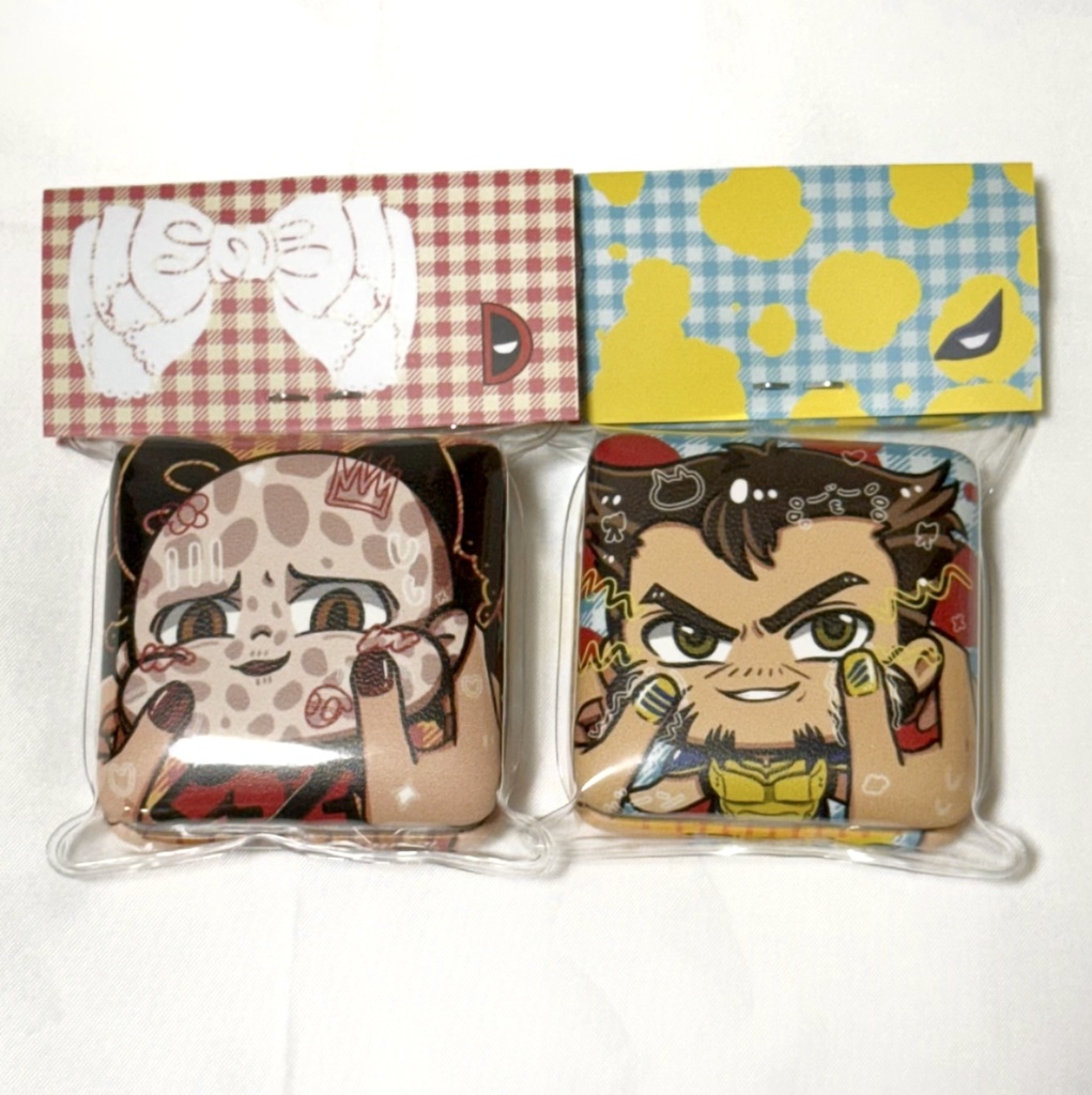 ぷにぷにPU缶バッジ　デップ&ウル