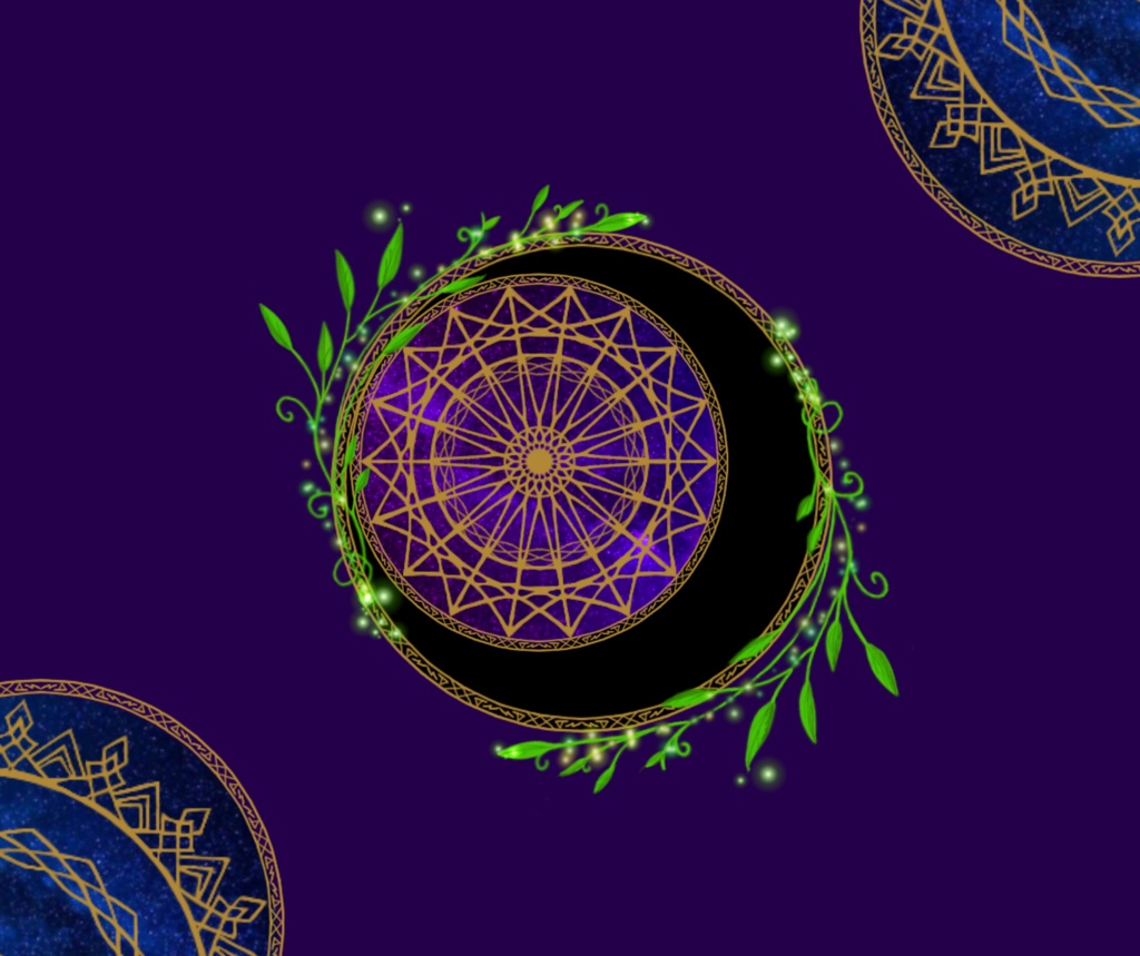 星と森の加護紋付きマルチクロス