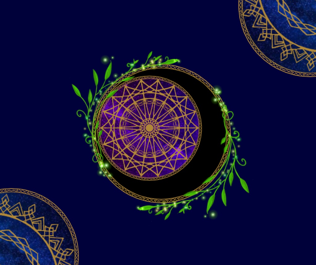 星と森の加護紋付きマルチクロス