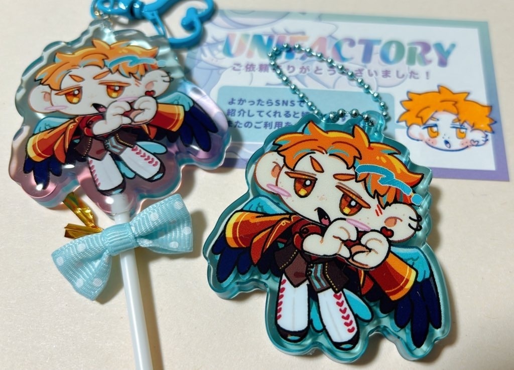 アイドルカロ君アクリルグッズ