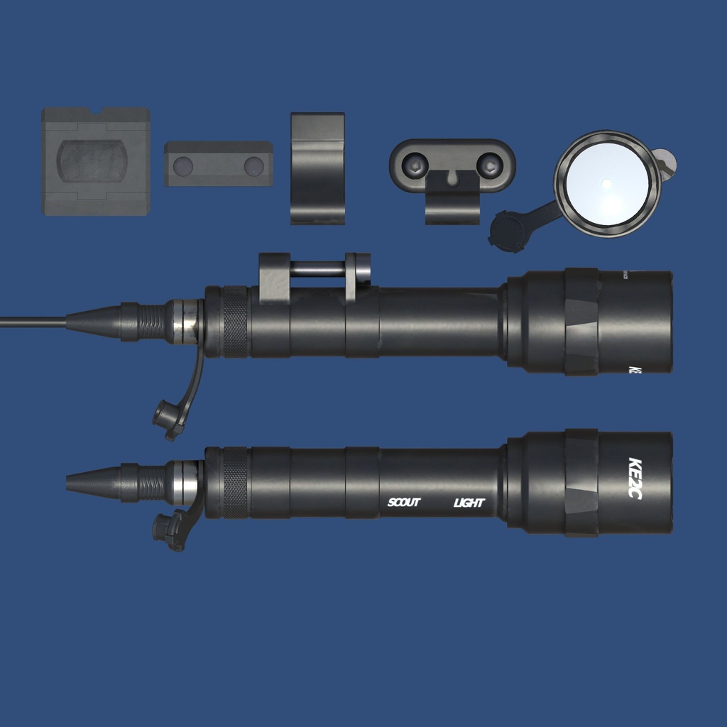 3Dモデル M640U & Mod button