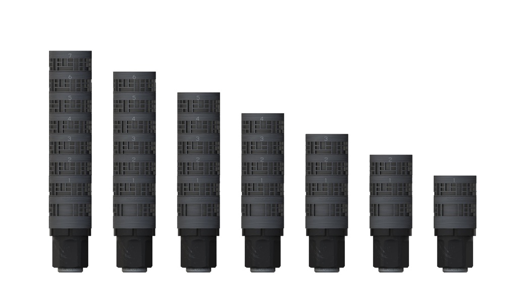 3Dモデル モジュラーサプレッサー