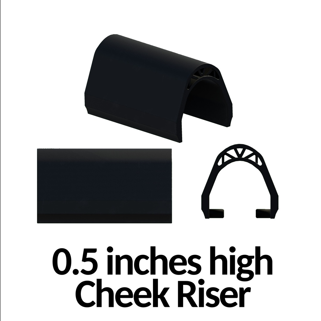 3Dモデル モジュラーハイマウント&チークライザー セット