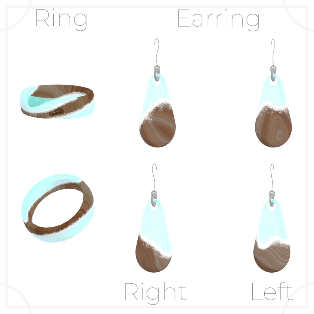 3Dモデル Surf Accessories