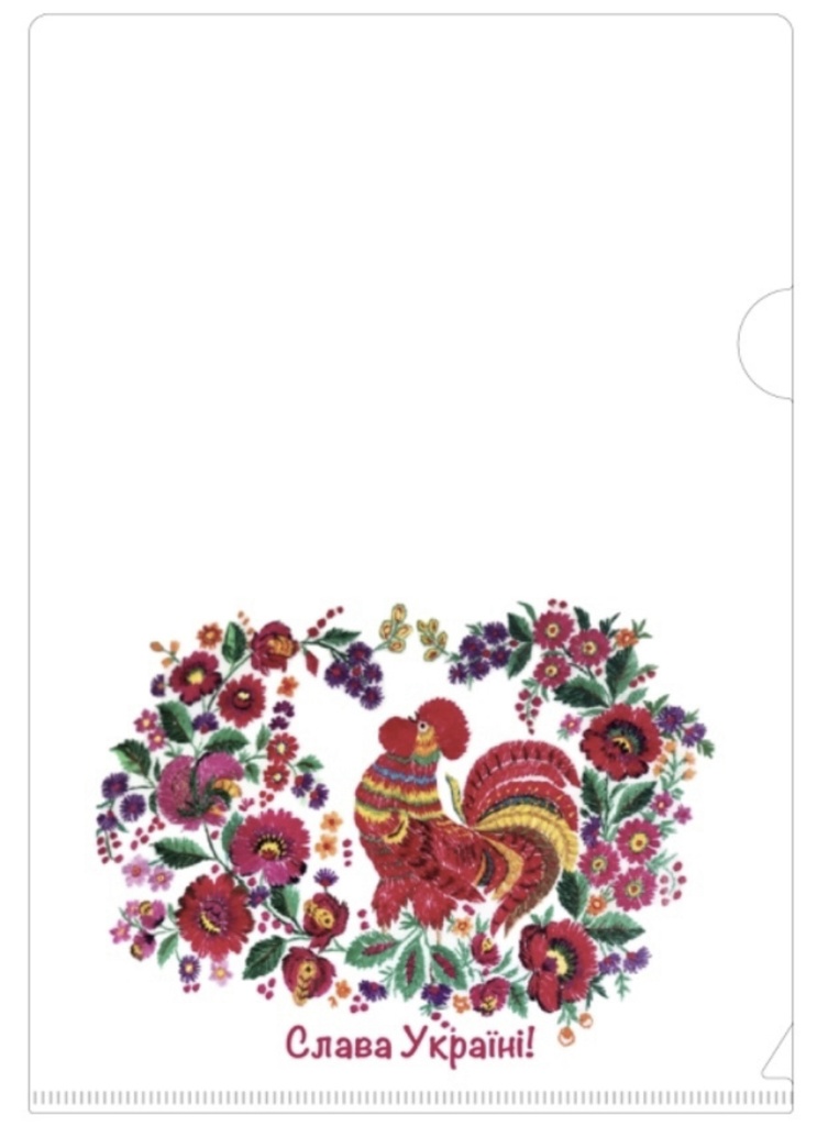 ペトリキフカ塗りの描き方 & オリジナルクリアファイル