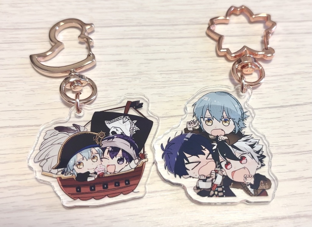 晶♂＆ネロ＆ブラッドリーアクキー