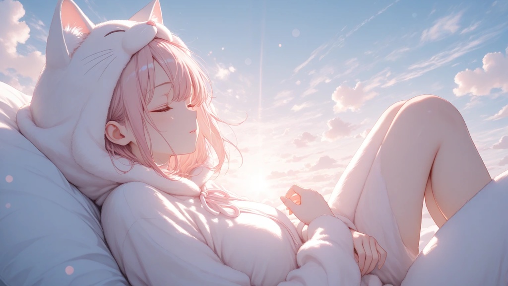 フリーBGM『雲の上でおやすみ』