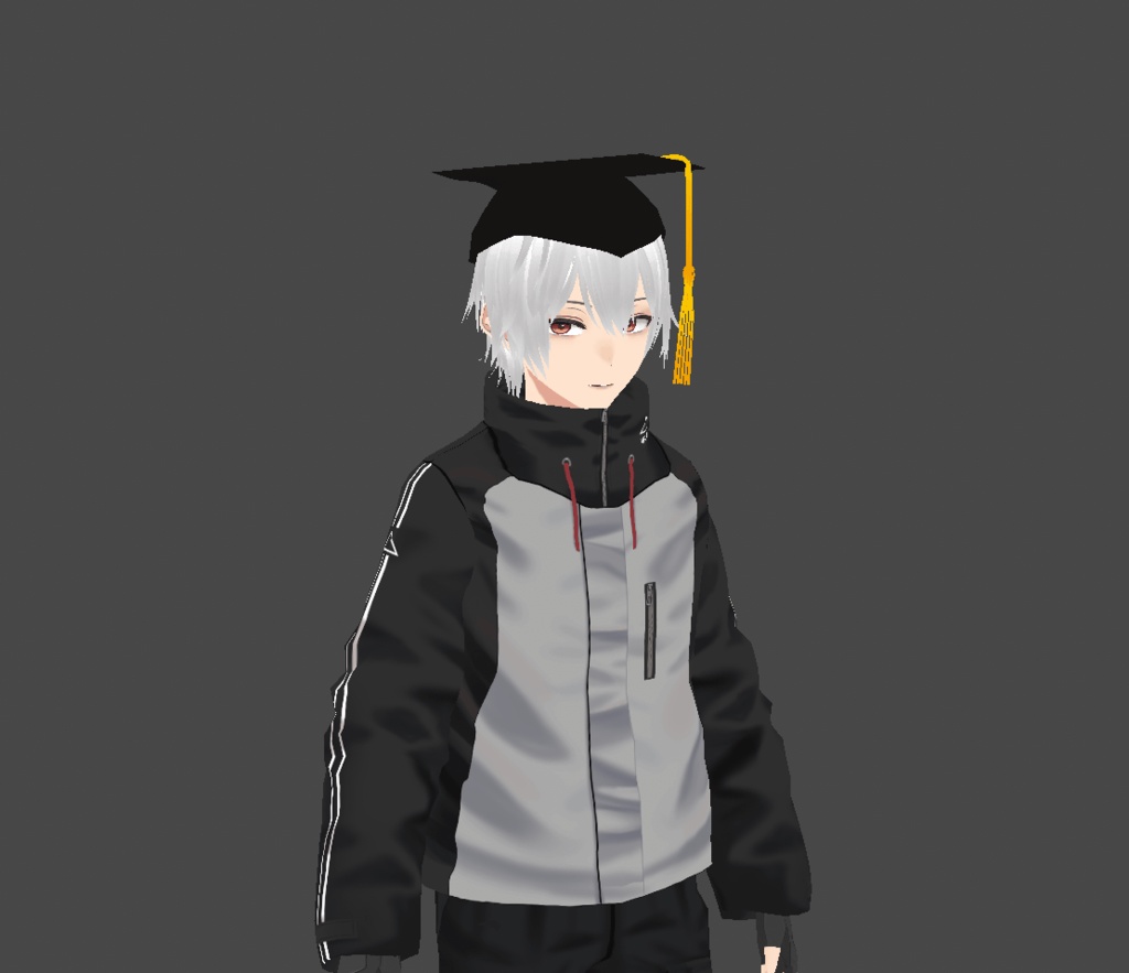 【VRoid】Graduation Cap 卒業帽 (made in v1.7)