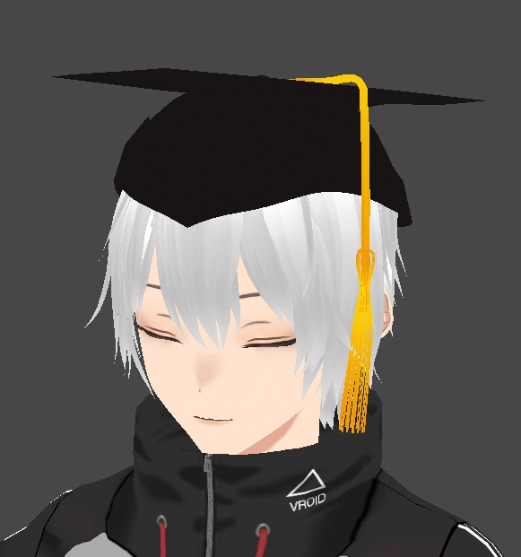 【VRoid】Graduation Cap 卒業帽 (made in v1.7)