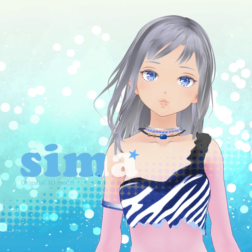 3Dモデル「Sima」