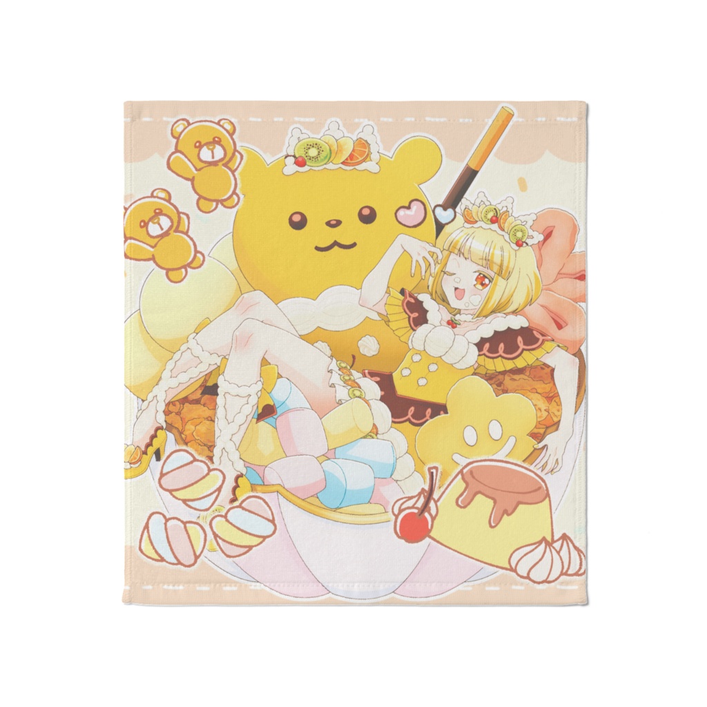 うまそうなまるタオル