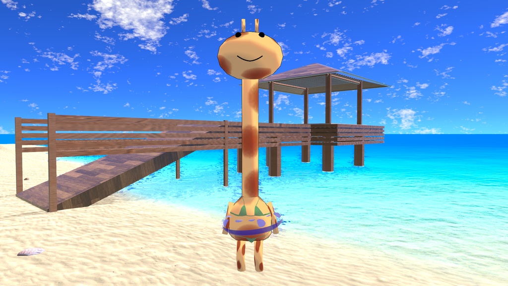 かわいいキリン