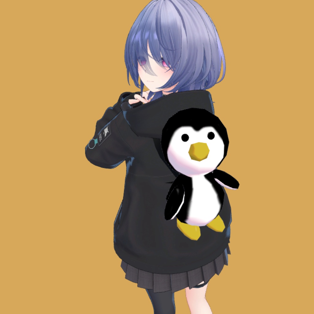 動かない(動く)ペンギンリュック