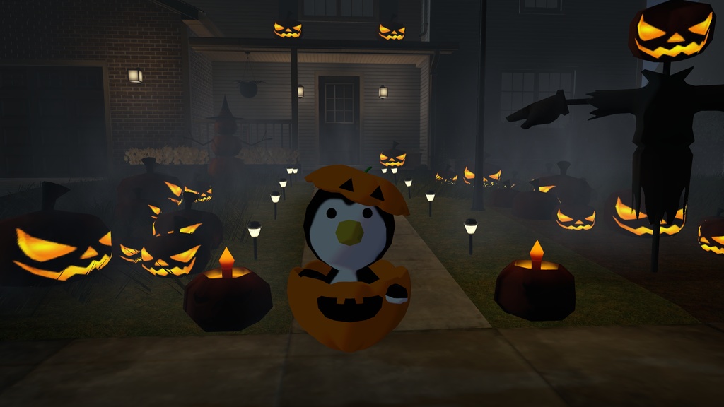 ちいさなペンギン~回るカボチャver~