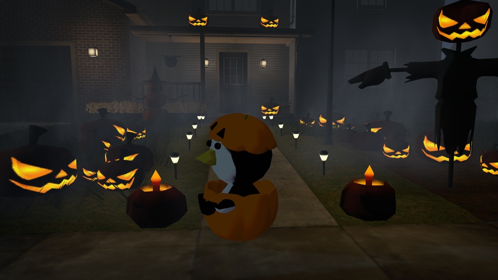 ちいさなペンギン~回るカボチャver~