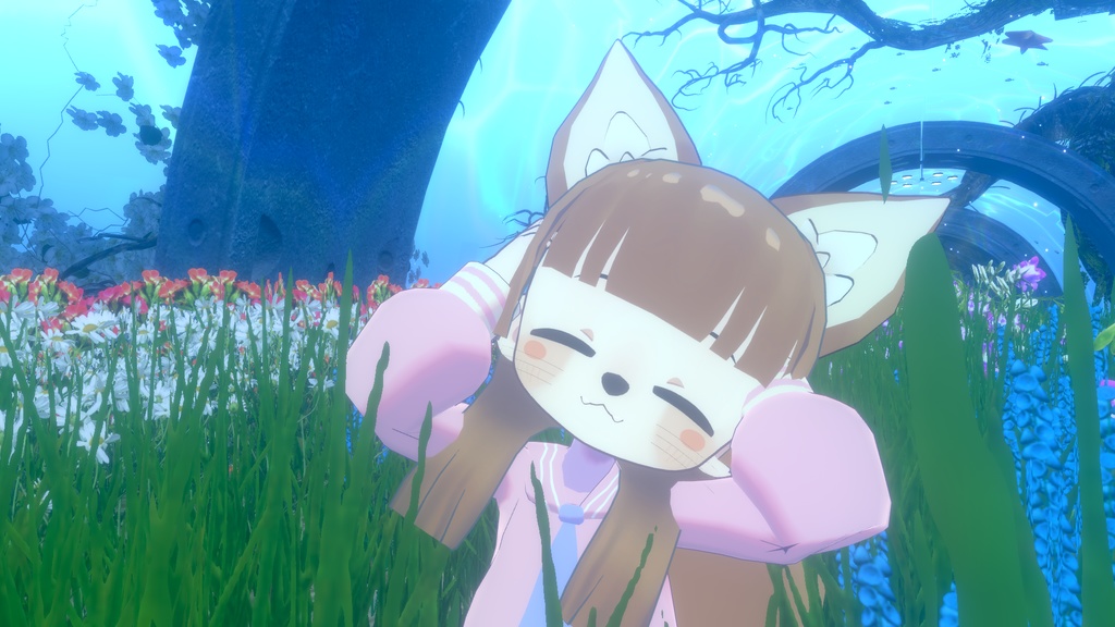 【旧版】きつねなりきりセット【まめひなた対応】