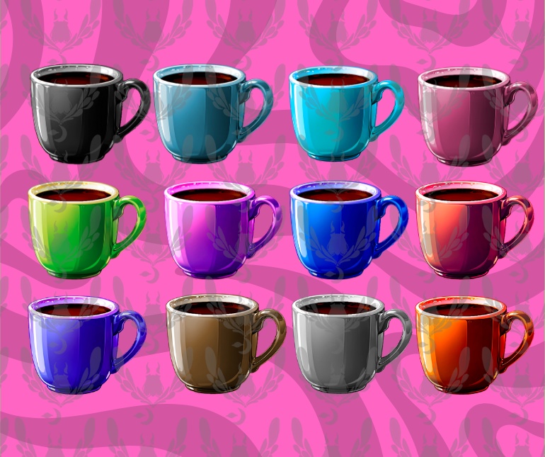 ☕Coffee Mug - Vtuber Asset 2D
