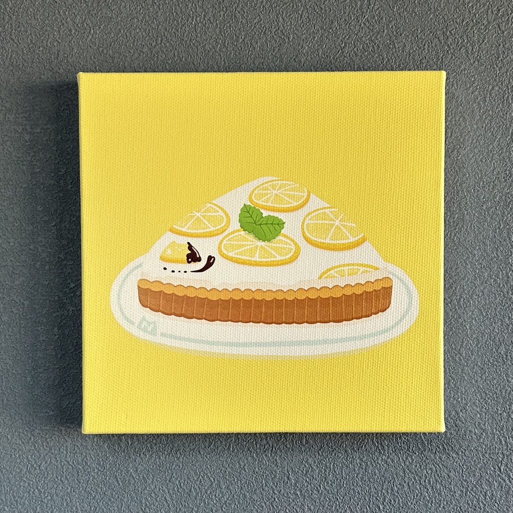 キャンバスプリント<爽やかレモンタルト>