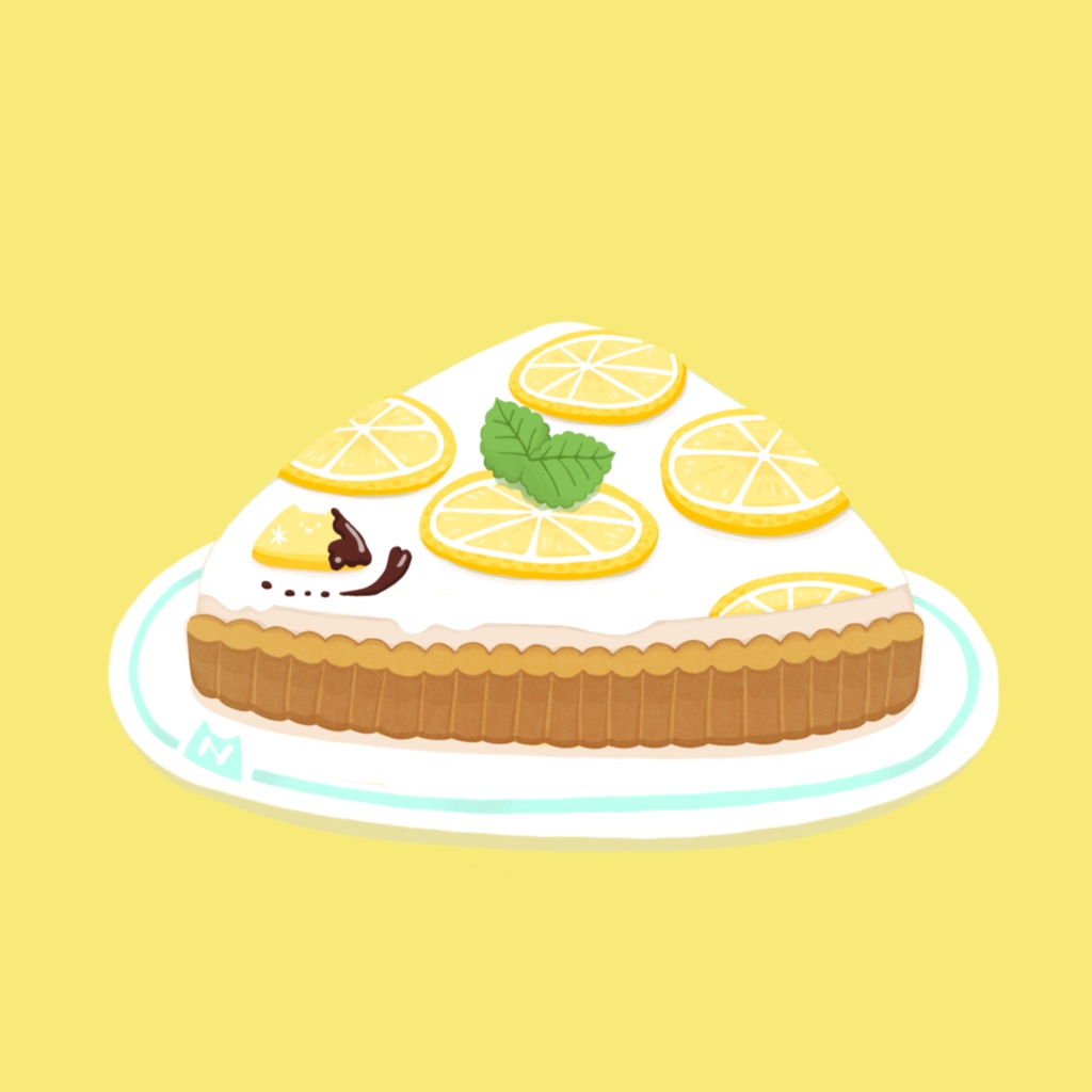 キャンバスプリント<爽やかレモンタルト>