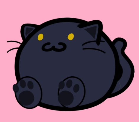 【フリー】Live2D モデル くろねこ043【VTuber、配信用無料アバター】