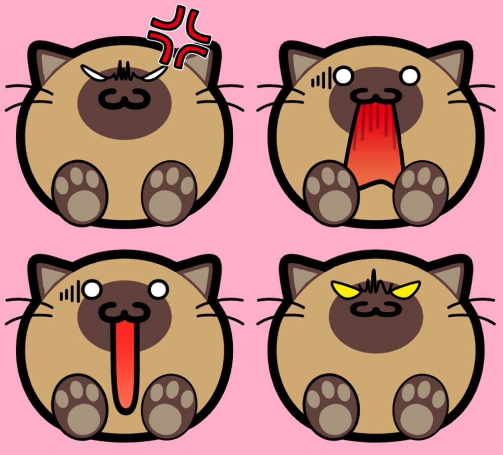 【フリー】Live2D モデル 茶しゃむねこ011【VTuber、配信用無料アバター】