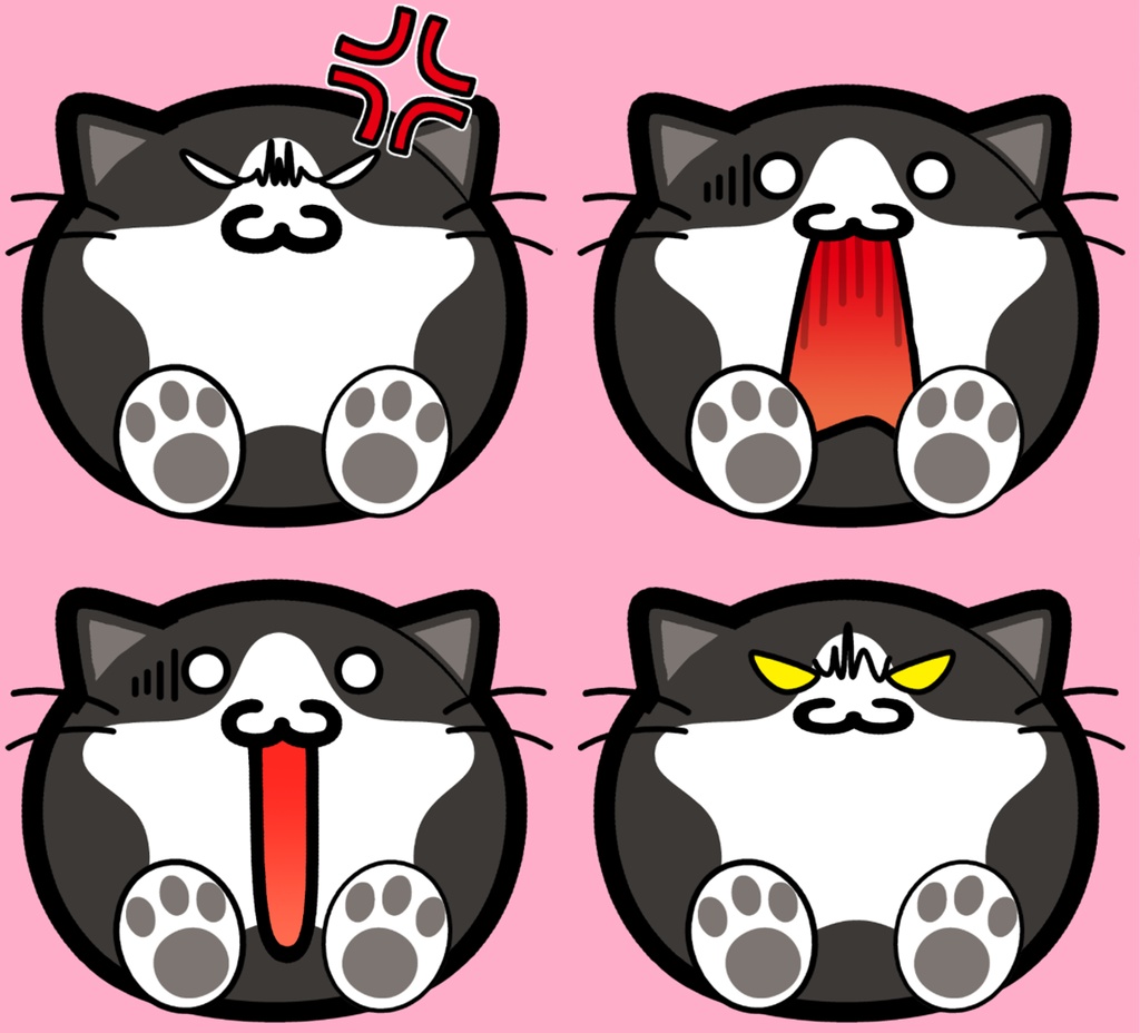 【フリー】Live2D モデル ほしねこ034【VTuber、配信用無料アバター】