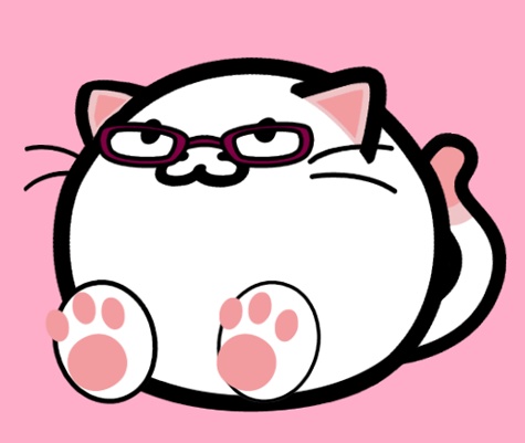 【フリー】Live2D モデル めがねこ045【VTuber、配信用無料アバター】