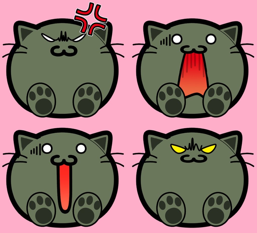 【フリー】Live2D モデル はいねこ027【VTuber、配信用無料アバター】