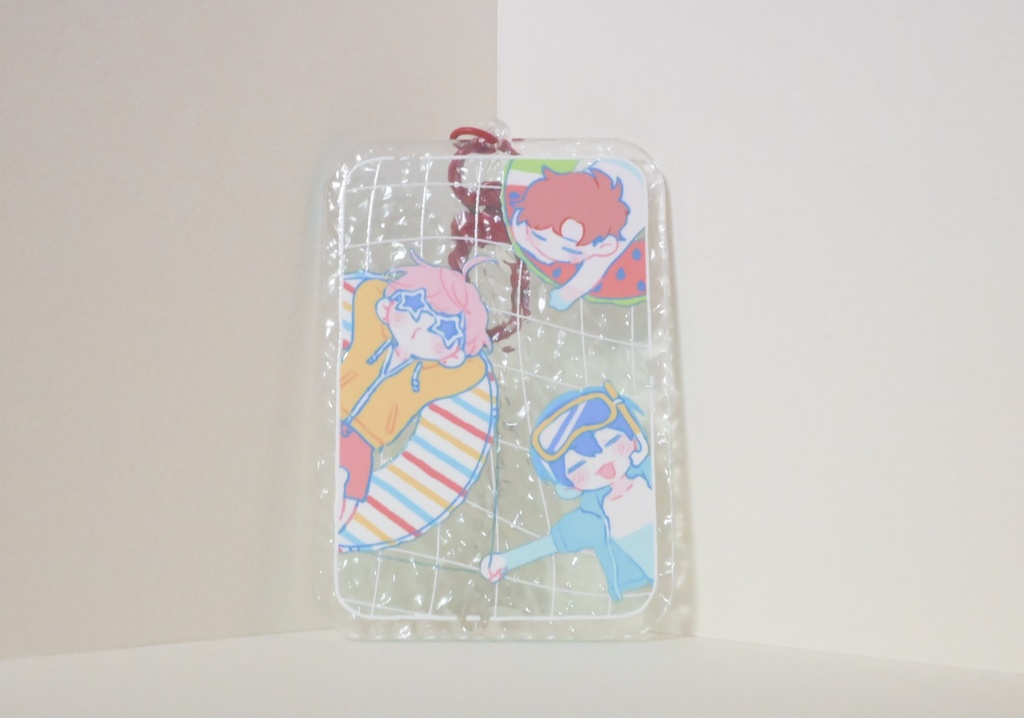 水面アクリルキーホルダー